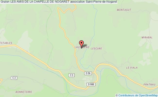 plan association Les Amis De La Chapelle De Nogaret Saint-Pierre-de-Nogaret