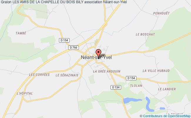 plan association Les Amis De La Chapelle Du Bois Bily Néant-sur-Yvel