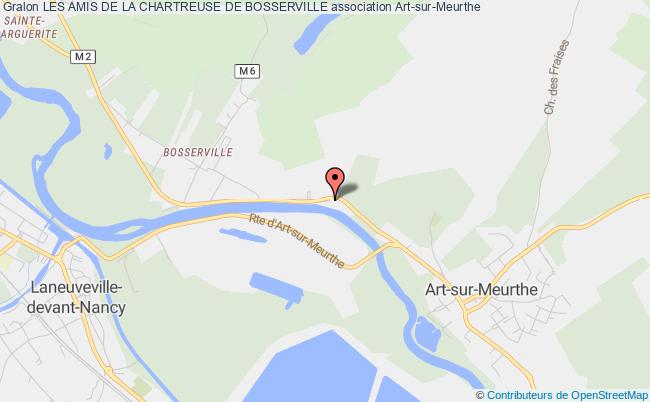 plan association Les Amis De La Chartreuse De Bosserville Art-sur-Meurthe