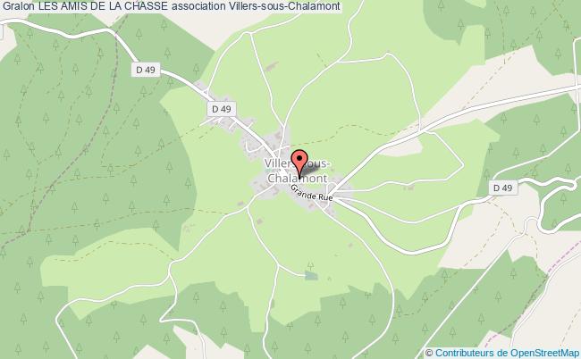 plan association Les Amis De La Chasse Villers-sous-Chalamont