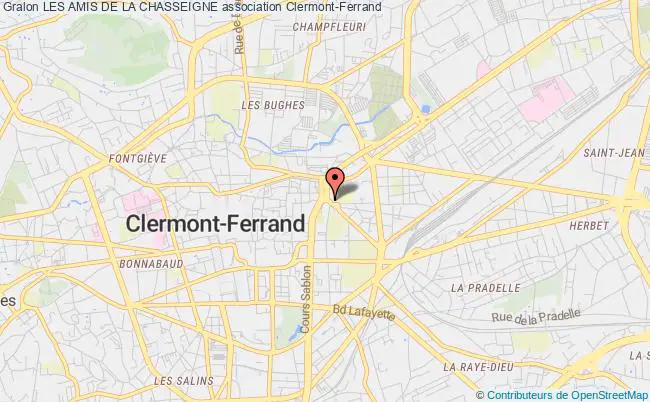 plan association Les Amis De La Chasseigne Clermont-Ferrand