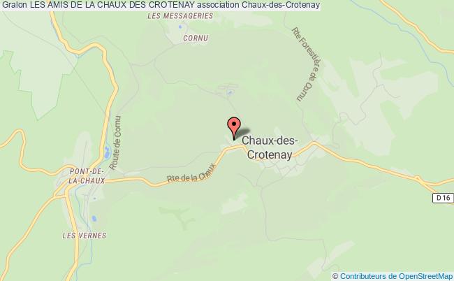 plan association Les Amis De La Chaux Des Crotenay Chaux-des-Crotenay