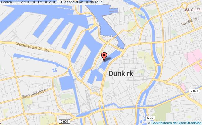 plan association Les Amis De La Citadelle Dunkerque
