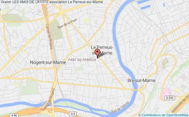 plan association Les Amis De La Cite Le    Perreux-sur-Marne