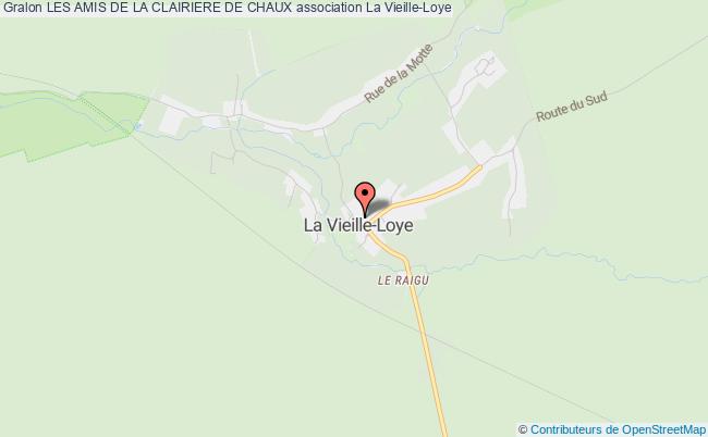 plan association Les Amis De La Clairiere De Chaux La Vieille-Loye