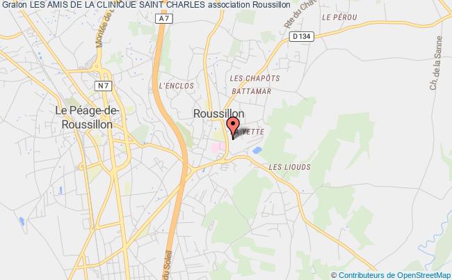 plan association Les Amis De La Clinique Saint Charles Roussillon