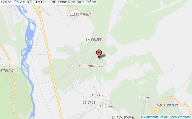 plan association Les Amis De La Colline Saint-Crépin