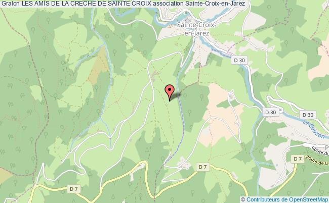 plan association Les Amis De La Creche De Sainte Croix Sainte-Croix-en-Jarez