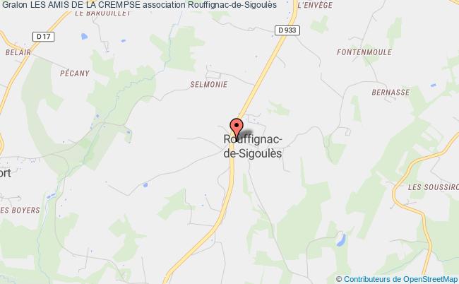 plan association Les Amis De La Crempse Rouffignac-de-Sigoulès