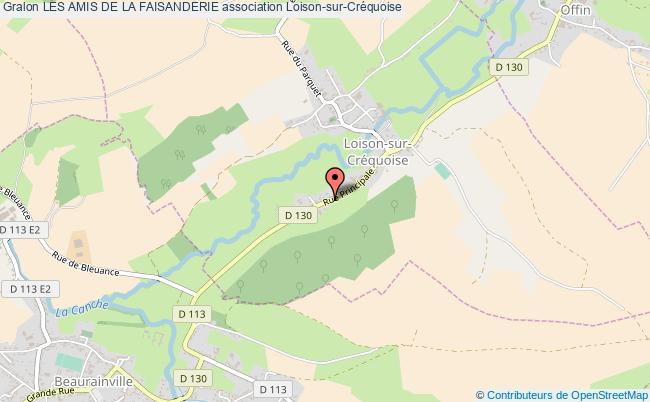 plan association Les Amis De La Faisanderie Loison-sur-Créquoise