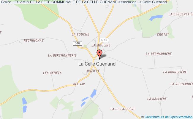 plan association Les Amis De La Fete Communale De La Celle-guenand La Celle-Guenand