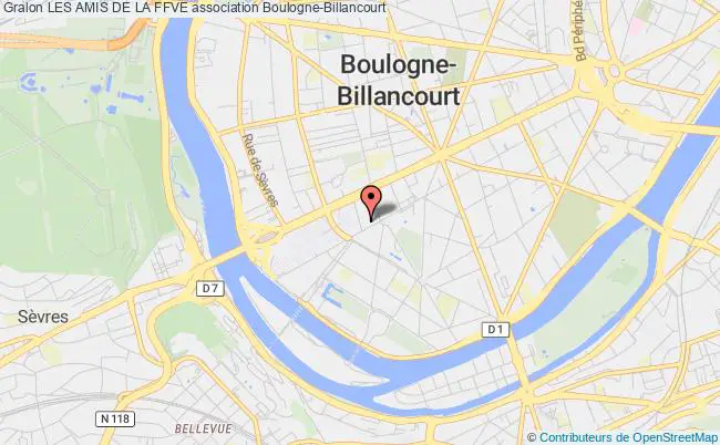 plan association Les Amis De La Ffve Boulogne-Billancourt