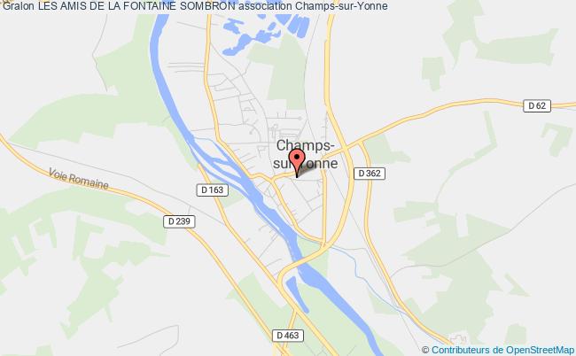 plan association Les Amis De La Fontaine Sombron Champs-sur-Yonne