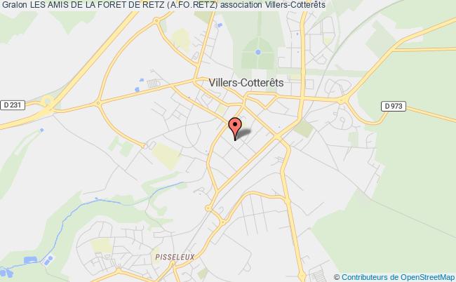 plan association Les Amis De La Foret De Retz (a.fo.retz) Villers-Cotterêts