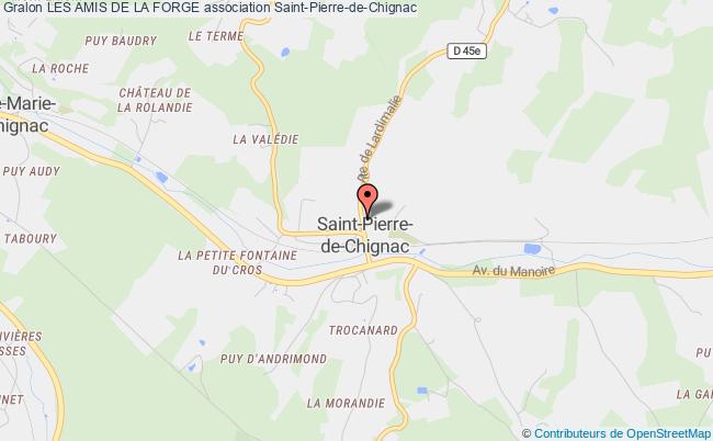 plan association Les Amis De La Forge Saint-Pierre-de-Chignac