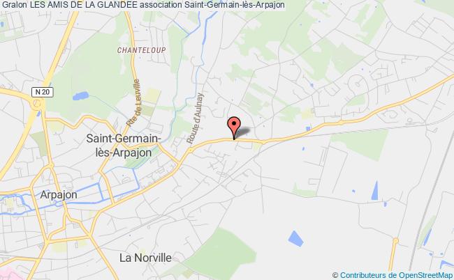 plan association Les Amis De La Glandee Saint-Germain-lès-Arpajon