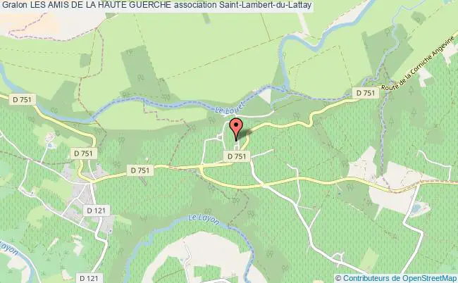 plan association Les Amis De La Haute Guerche Val-du-Layon