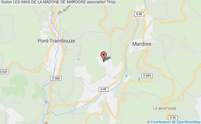 plan association Les Amis De La Madone De Mardore Thizy-les-Bourgs