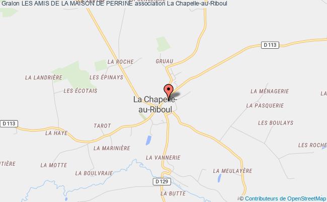 plan association Les Amis De La Maison De Perrine La    Chapelle-au-Riboul