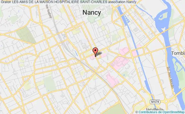 plan association Les Amis De La Maison Hospitaliere Saint-charles Nancy
