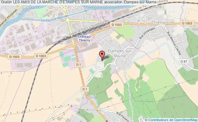 plan association Les Amis De La Marche D'etampes Sur Marne Étampes-sur-Marne