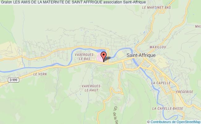 plan association Les Amis De La Maternite De Saint Affrique Saint-Affrique