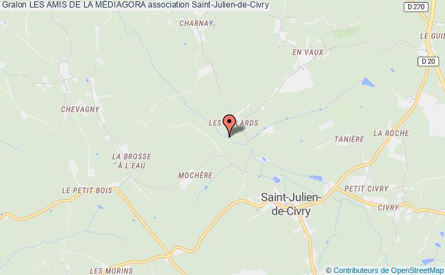 plan association Les Amis De La MÉdiagora Saint-Julien-de-Civry