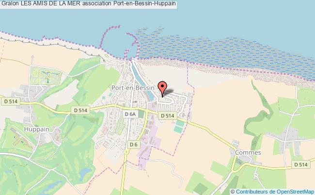 plan association Les Amis De La Mer Port-en-Bessin-Huppain