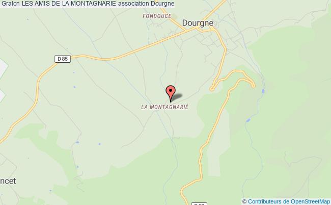 plan association Les Amis De La Montagnarie Dourgne