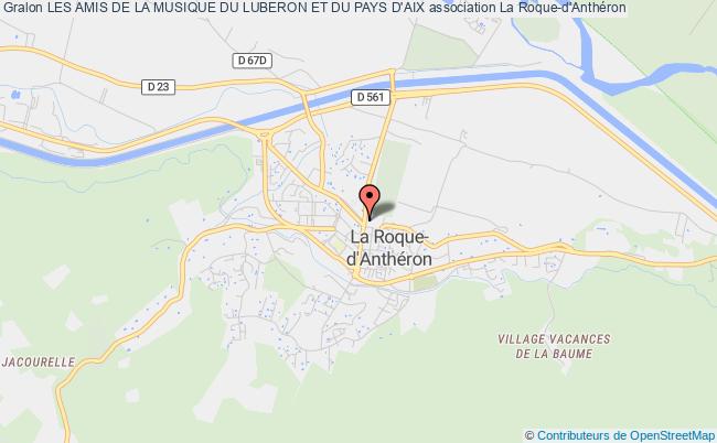 plan association Les Amis De La Musique Du Luberon Et Du Pays D'aix La    Roque-d'Anthéron