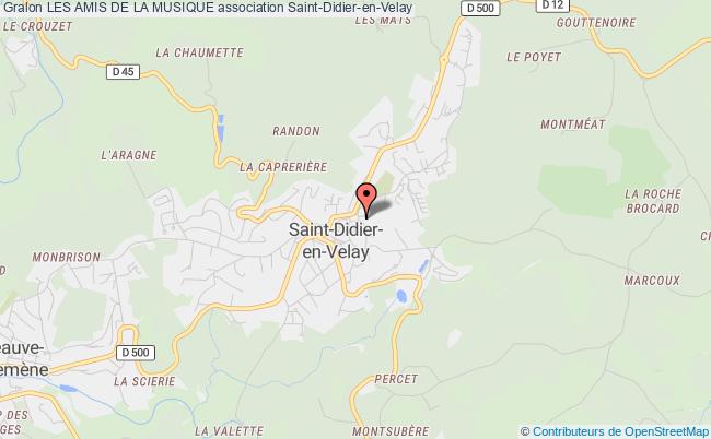plan association Les Amis De La Musique Saint-Didier-en-Velay