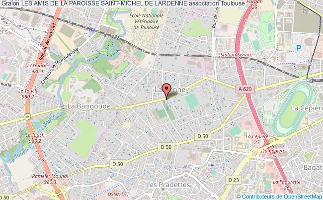 plan association Les Amis De La Paroisse Saint-michel De Lardenne Toulouse