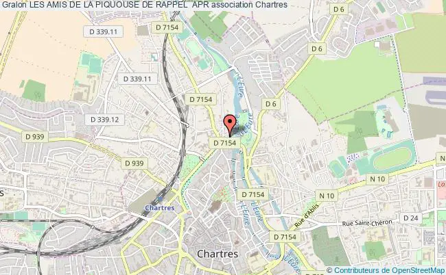 plan association Les Amis De La Piquouse De Rappel  Apr Chartres
