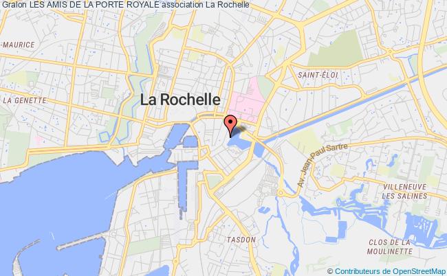 plan association Les Amis De La Porte Royale La    Rochelle