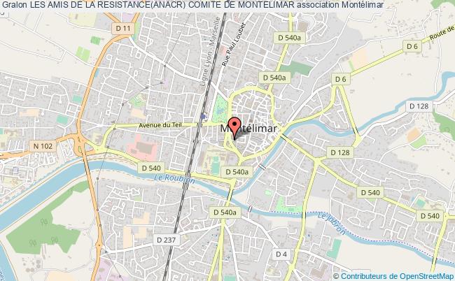 LES AMIS DE LA RESISTANCE(ANACR) COMITE DE MONTELIMAR