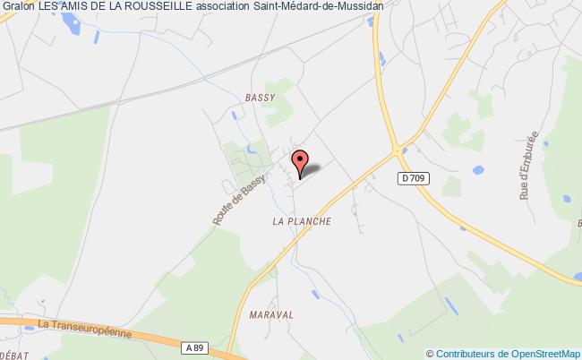 plan association Les Amis De La Rousseille Saint-Médard-de-Mussidan
