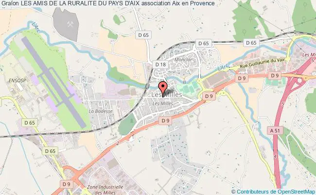 plan association Les Amis De La Ruralite Du Pays D'aix Aix-en-Provence