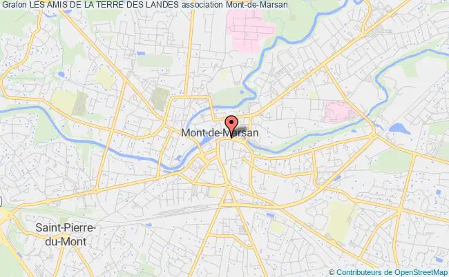 plan association Les Amis De La Terre Des Landes Mont-de-Marsan