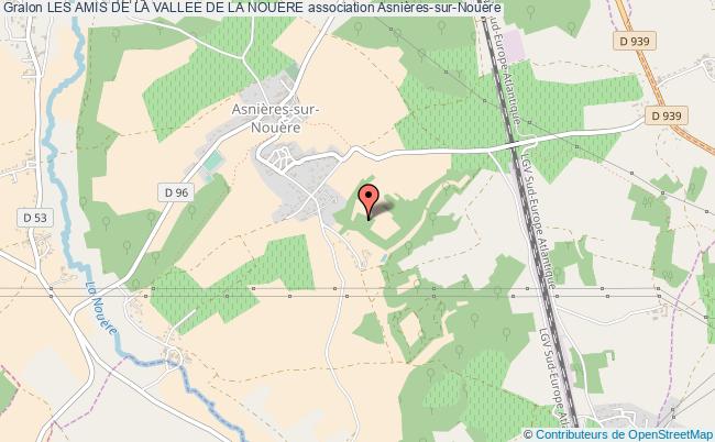 plan association Les Amis De La Vallee De La Nouere Asnières-sur-Nouère