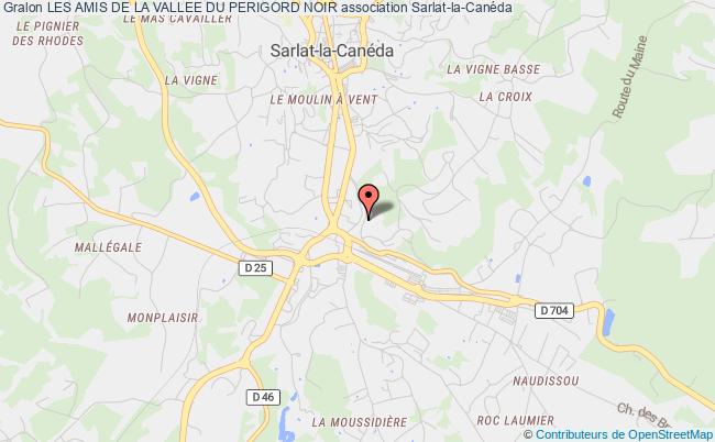 plan association Les Amis De La Vallee Du Perigord Noir Sarlat-la-Canéda