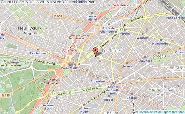 plan association Les Amis De La Villa Malakoff Paris