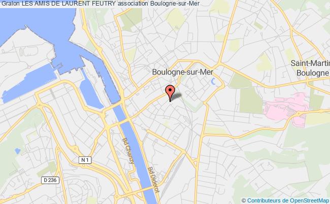 plan association Les Amis De Laurent Feutry Boulogne-sur-Mer