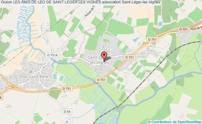 plan association Les Amis De Leo De Saint Leger Les Vignes Saint-Léger-les-Vignes
