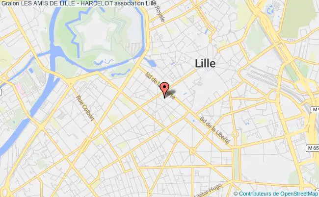 plan association Les Amis De Lille - Hardelot Lille
