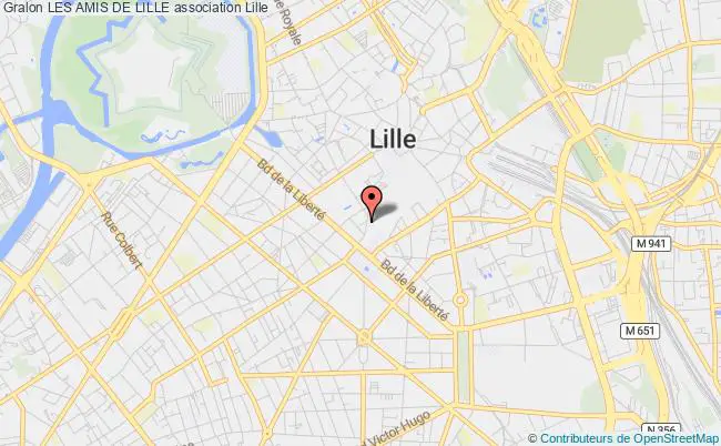 plan association Les Amis De Lille Lille