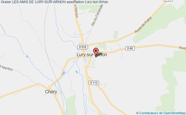 plan association Les Amis De Lury-sur-arnon Lury-sur-Arnon