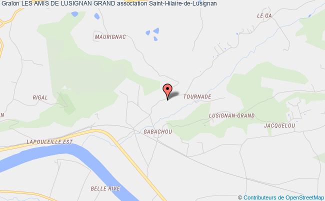 plan association Les Amis De Lusignan Grand Saint-Hilaire-de-Lusignan