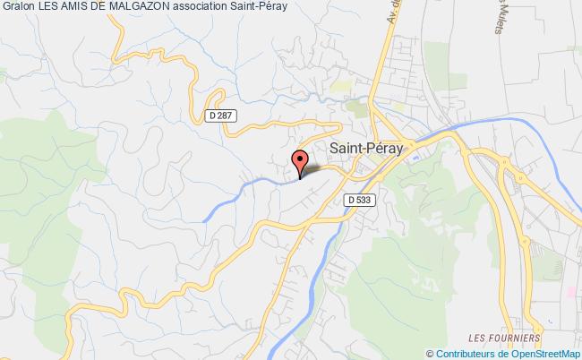 plan association Les Amis De Malgazon Saint-Péray