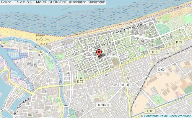 plan association Les Amis De Marie-christine Dunkerque