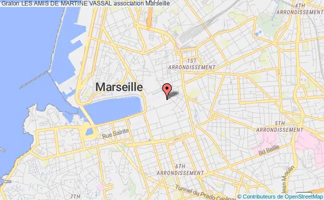 plan association Les Amis De Martine Vassal Marseille